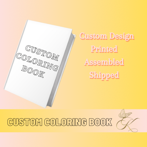 Custom coloring book